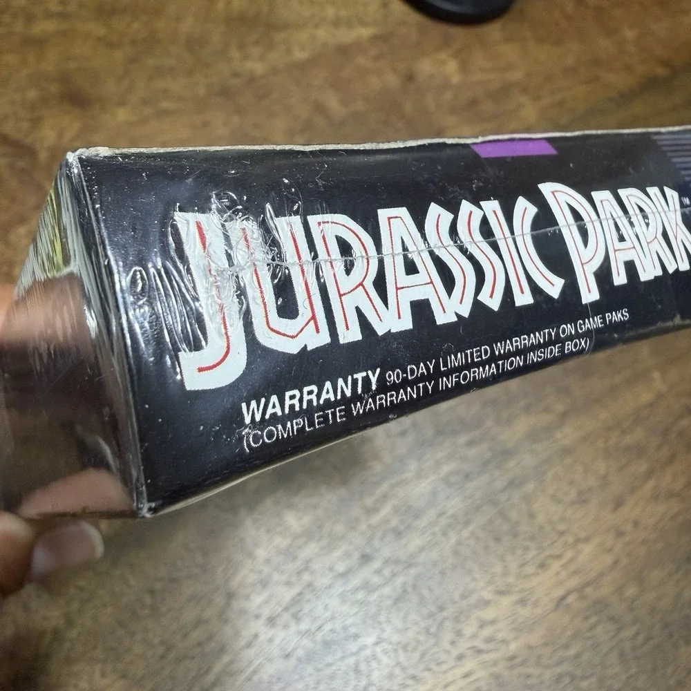 Super Nintendo SNES Sealed Jurassic Park Game 1991 NEW